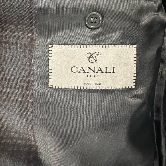 Ⓜ️❤️CANALI LUX plaid wool classic jacket‎ from Nordstrom 48R - NWOT Gorgeous!❤️ - Picture 12 of 16
